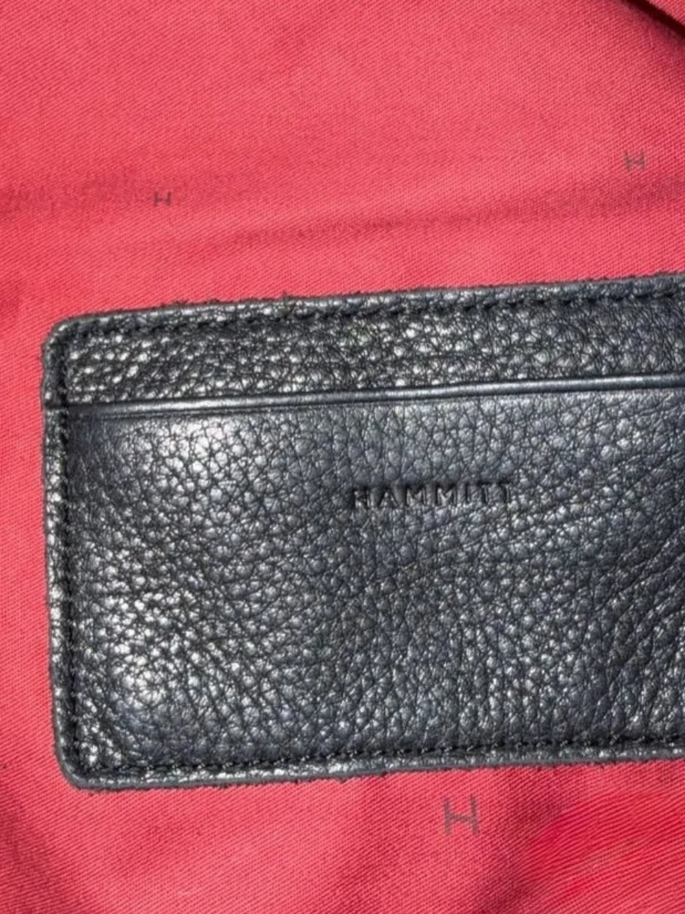 Hammitt Large Kyle Black Leather with Gold Stud Accents